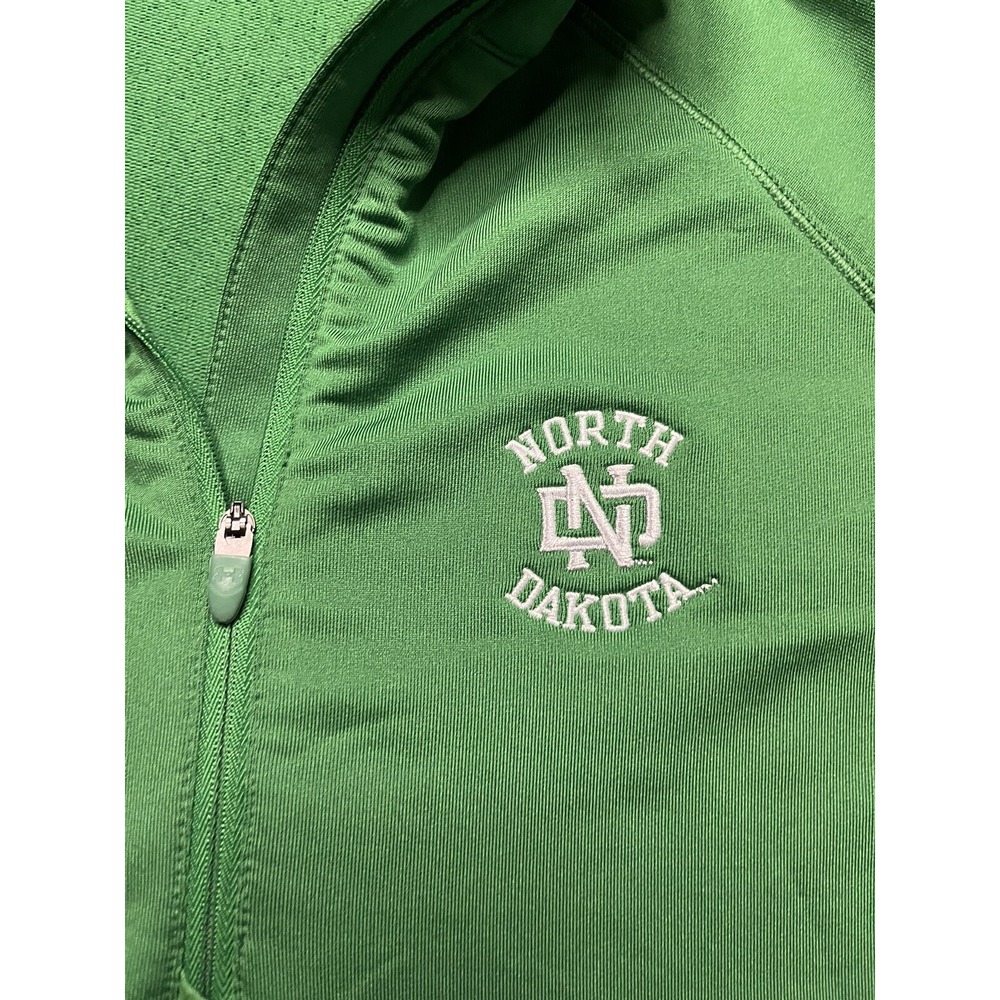Under Armour Semi-Fitted Cold Gear Pullover University North Dakota XL Green - Picture 2 of 14